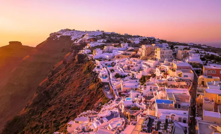 Santorini hike