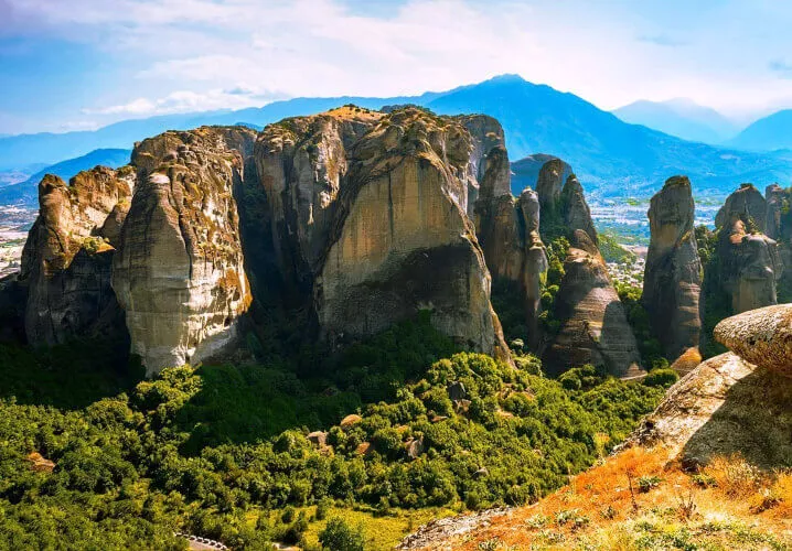 athens to delphi to meteora